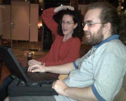 [Marty & Anna doing Karaoke]