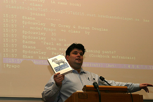 Greg in full flow