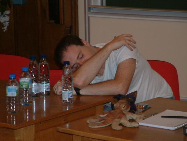 MJD asleep