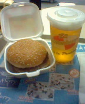 McD & a beer